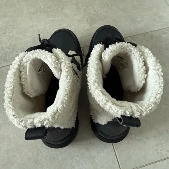 Sorel Women’s Explorer II Joan Boot. Size 7.5. Black/Sea Salt. - Picture 5 of 11